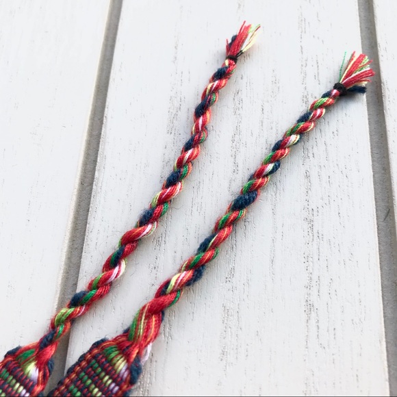 Boho Hippie Woven Bracelet - Picture 2 of 3